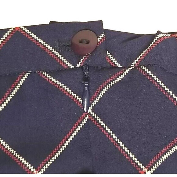 Pendleton NWT Women's navy blue Plaid Maxi modest Lined skirt size 8 T35 - Picture 6 of 7